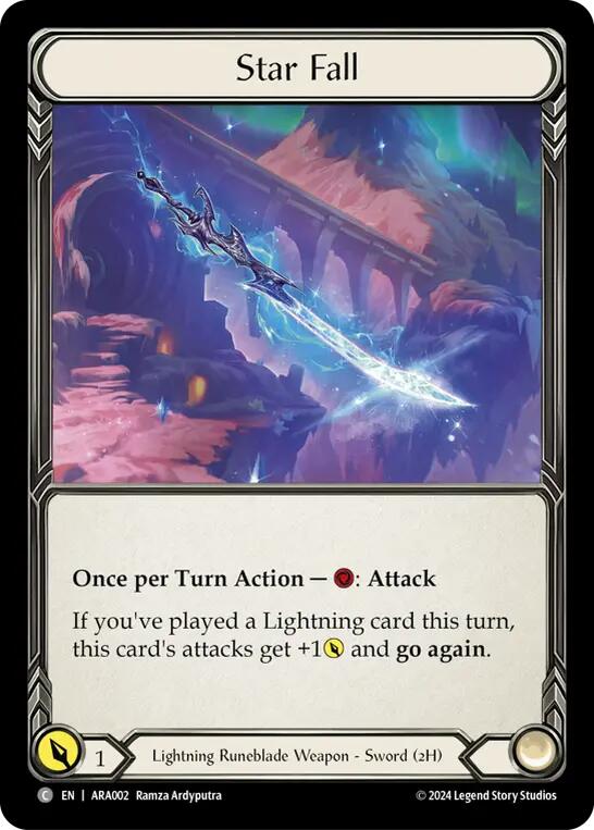 Star Fall [ARA002] (Rosetta Aurora Blitz Deck) | Webway Games