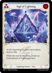 Sigil of Lightning [ARA026] (Rosetta Aurora Blitz Deck) | Webway Games