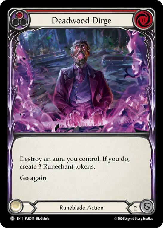 Deadwood Dirge (Red) [FLR014] (Rosetta Florian Blitz Deck) | Webway Games