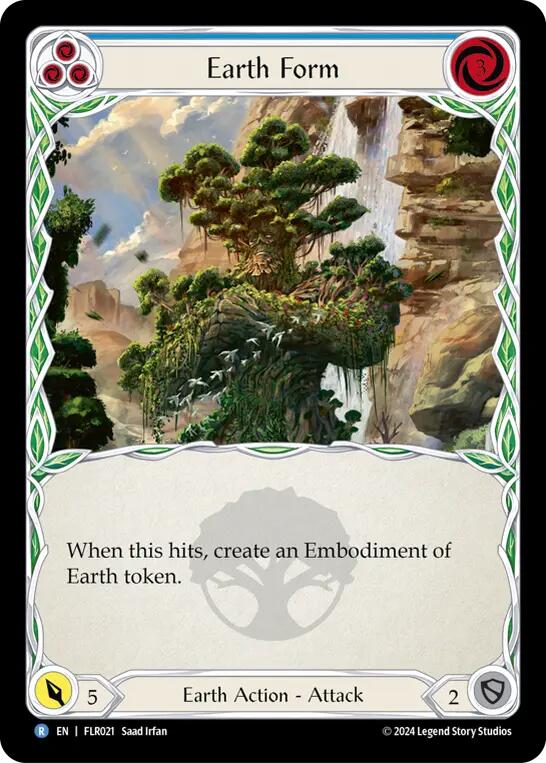 Earth Form (Blue) [FLR021] (Rosetta Florian Blitz Deck) | Webway Games