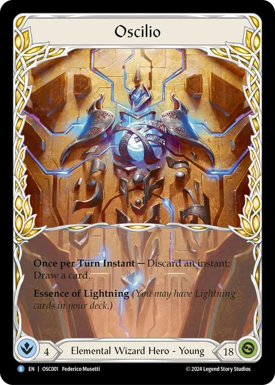 Oscilio [OSC001] (Rosetta Oscilio Blitz Deck)  Rainbow Foil | Webway Games