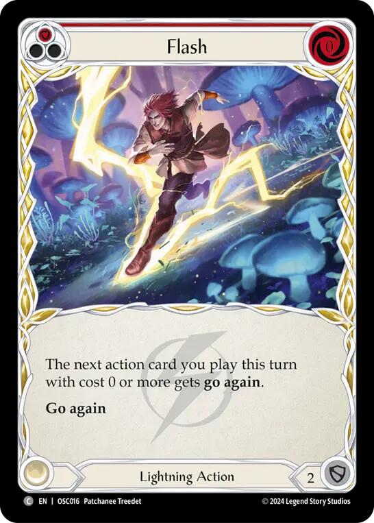 Flash (Red) [OSC016] (Rosetta Oscilio Blitz Deck) | Webway Games