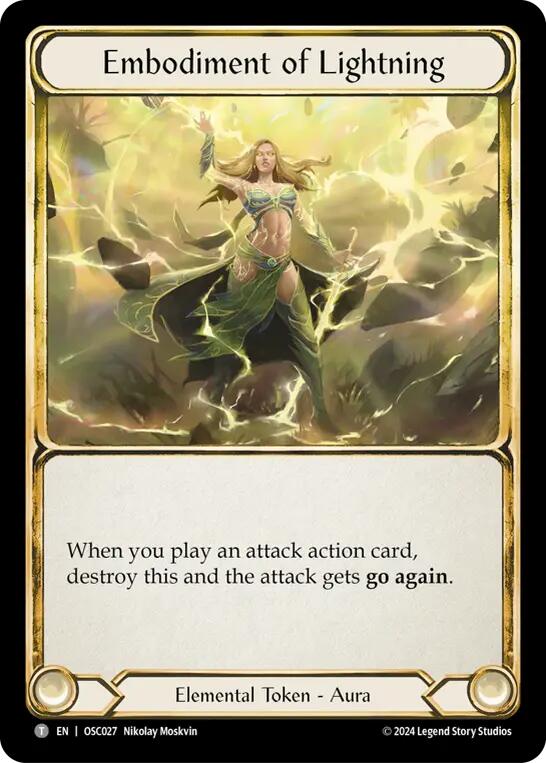 Embodiment of Lightning [OSC027] (Rosetta Oscilio Blitz Deck) | Webway Games