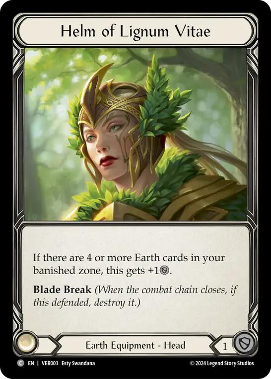 Helm of Lignum Vitae [VER003] (Rosetta Verdance Blitz Deck) | Webway Games