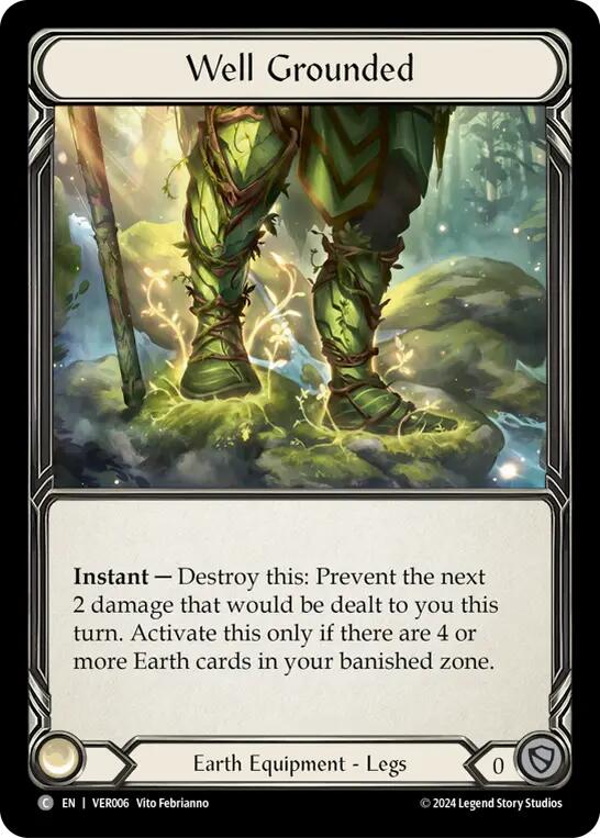 Well Grounded [VER006] (Rosetta Verdance Blitz Deck) | Webway Games