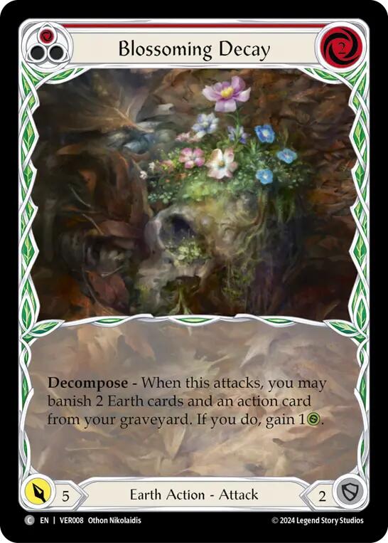 Blossoming Decay (Red) [VER008] (Rosetta Verdance Blitz Deck) | Webway Games