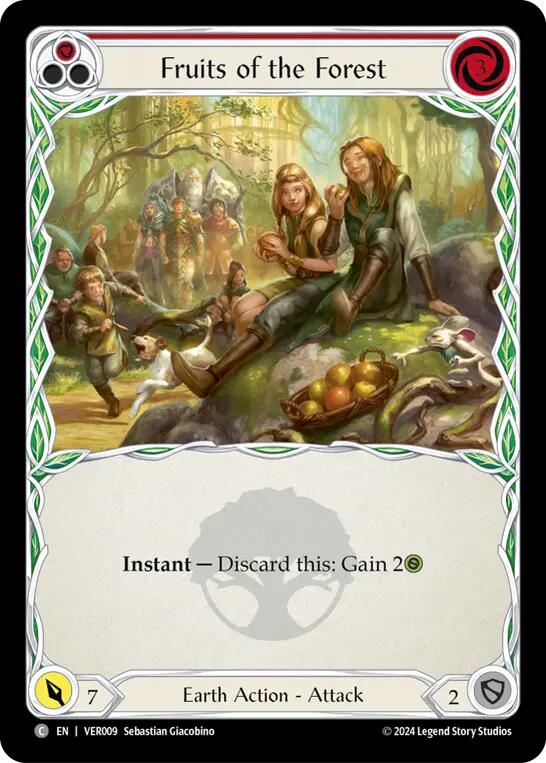 Fruits of the Forest (Red) [VER009] (Rosetta Verdance Blitz Deck) | Webway Games