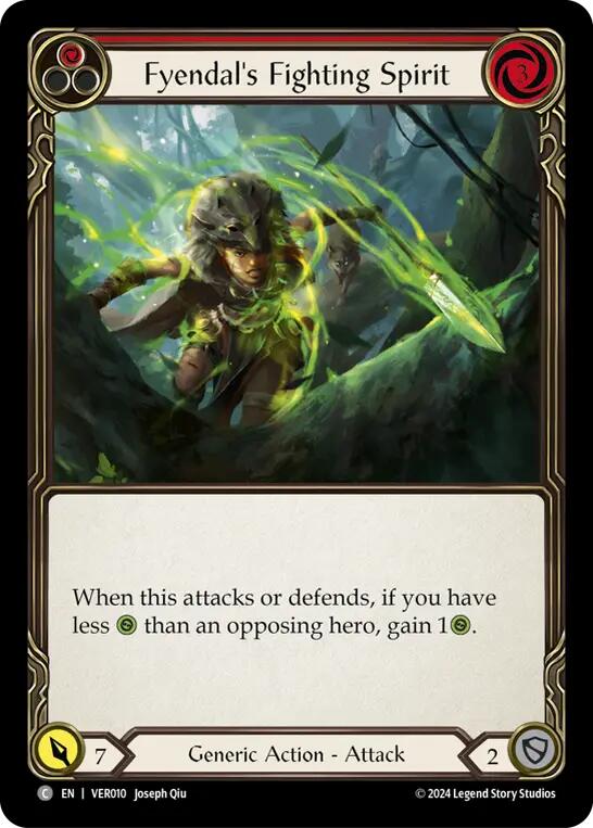 Fyendal's Fighting Spirit (Red) [VER010] (Rosetta Verdance Blitz Deck) | Webway Games