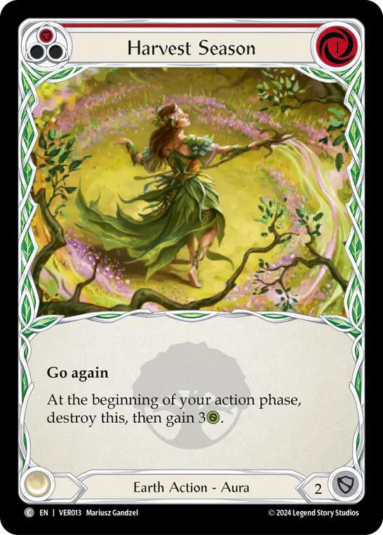 Harvest Season (Red) [VER013] (Rosetta Verdance Blitz Deck) | Webway Games