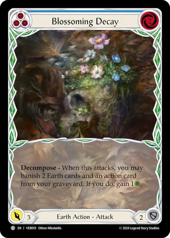 Blossoming Decay (Blue) [VER019] (Rosetta Verdance Blitz Deck) | Webway Games