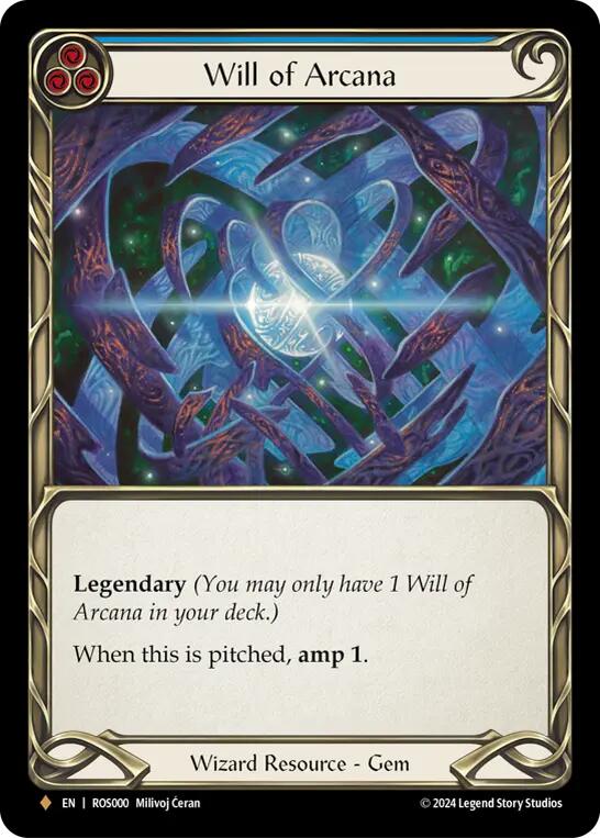 Will of Arcana [ROS000] (Rosetta)  Cold Foil | Webway Games