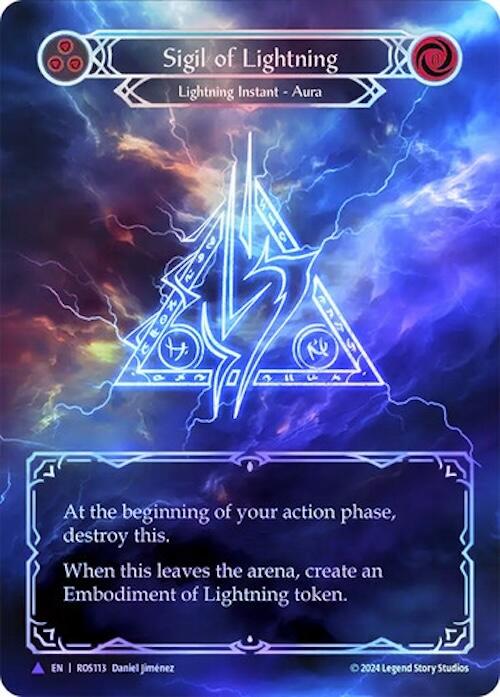 Sigil of Lightning (Marvel) [ROS113] (Rosetta)  Cold Foil | Webway Games