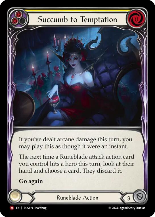 Succumb to Temptation [ROS119] (Rosetta)  Rainbow Foil | Webway Games