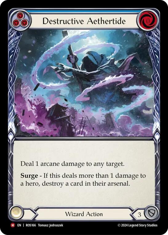 Destructive Aethertide [ROS166] (Rosetta)  Rainbow Foil | Webway Games