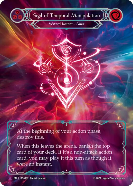 Sigil of Temporal Manipulation (Marvel) [ROS182] (Rosetta)  Cold Foil | Webway Games