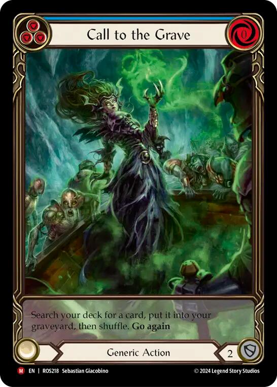 Call to the Grave (Extended Art) [ROS218] (Rosetta)  Rainbow Foil | Webway Games