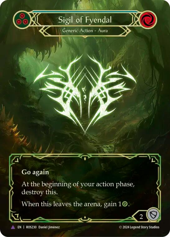 Sigil of Fyendal (Marvel) [ROS230] (Rosetta)  Cold Foil | Webway Games