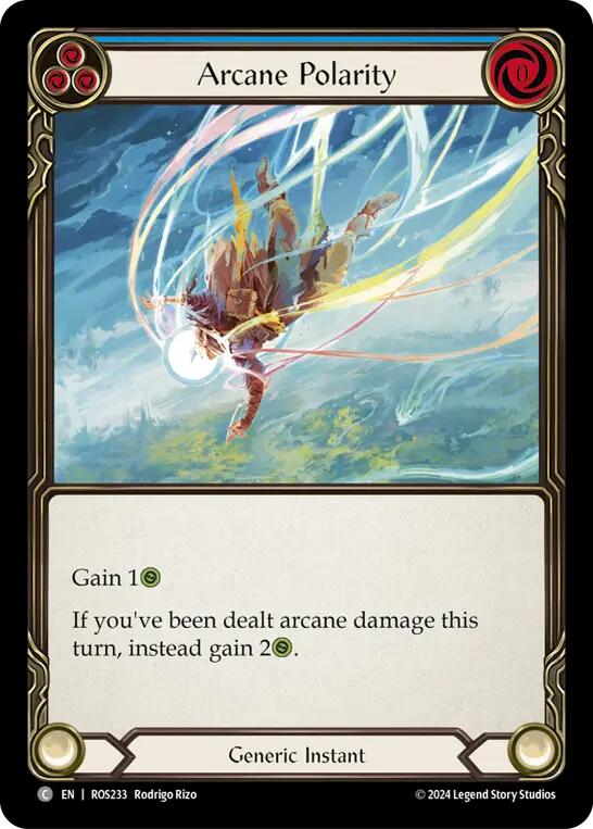 Arcane Polarity (Blue) [ROS233] (Rosetta)  Rainbow Foil | Webway Games