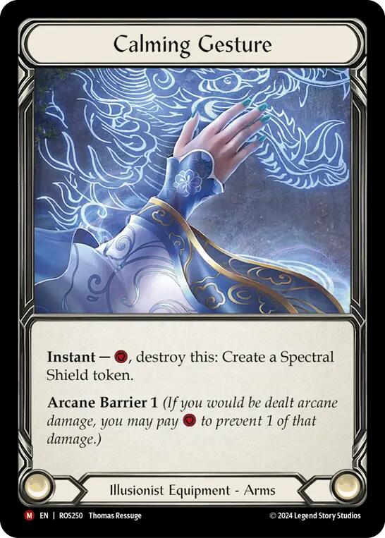 Calming Gesture [ROS250] (Rosetta)  Cold Foil | Webway Games
