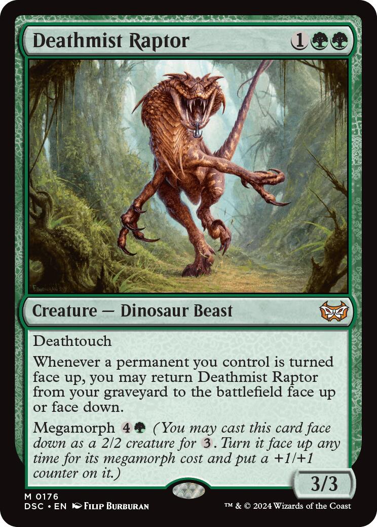 Deathmist Raptor [Duskmourn: House of Horror Commander] | Webway Games