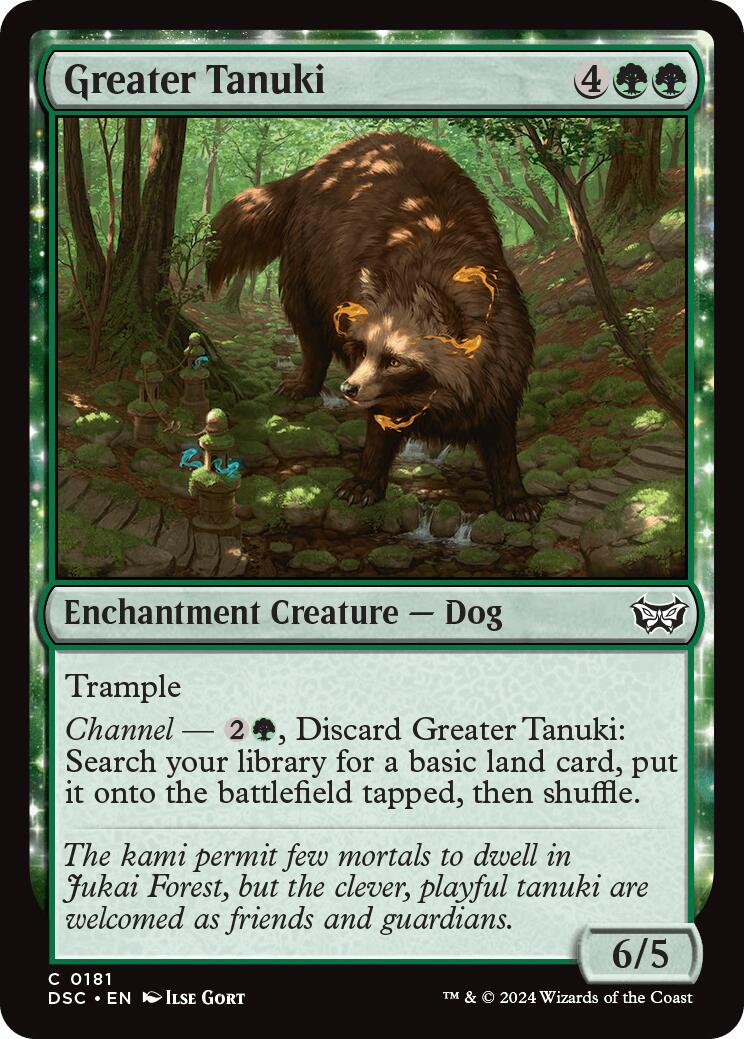 Greater Tanuki [Duskmourn: House of Horror Commander] | Webway Games