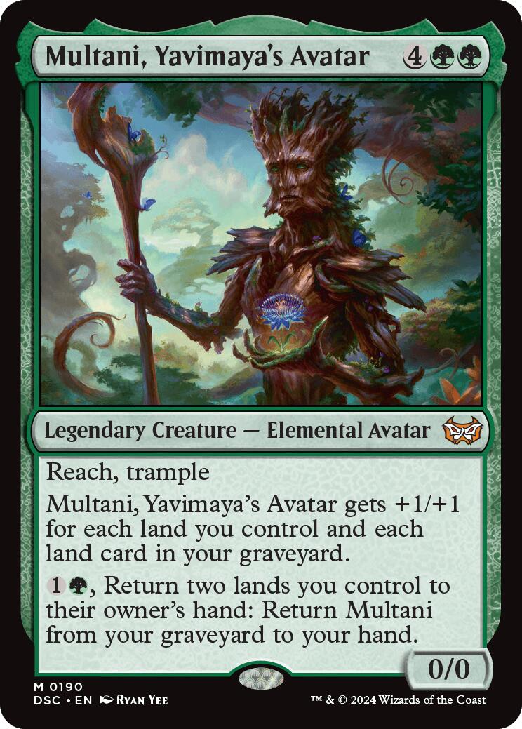 Multani, Yavimaya's Avatar [Duskmourn: House of Horror Commander] | Webway Games