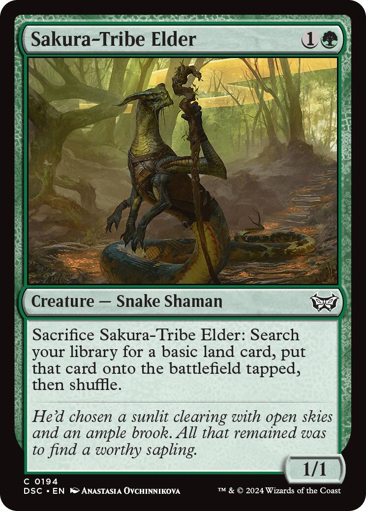 Sakura-Tribe Elder [Duskmourn: House of Horror Commander] | Webway Games