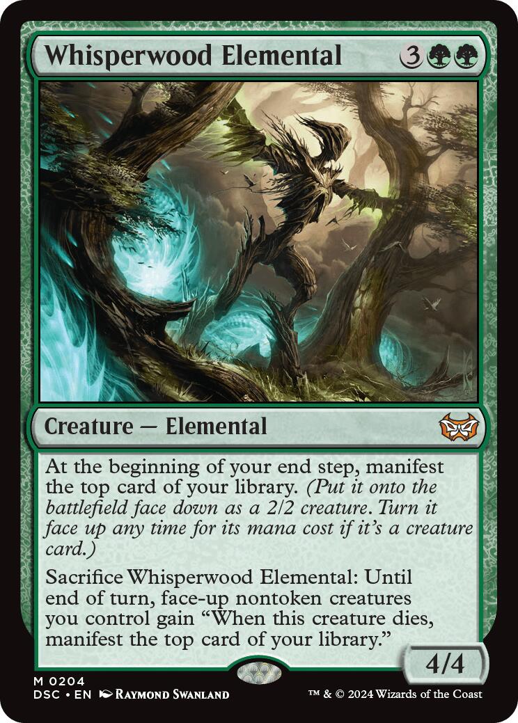 Whisperwood Elemental [Duskmourn: House of Horror Commander] | Webway Games