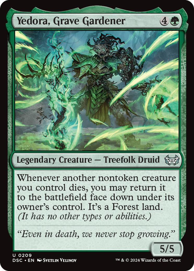 Yedora, Grave Gardener [Duskmourn: House of Horror Commander] | Webway Games