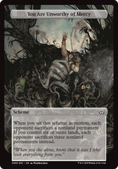 You Are Unworthy of Mercy (Full Art) [Duskmourn: Archenemy] | Webway Games