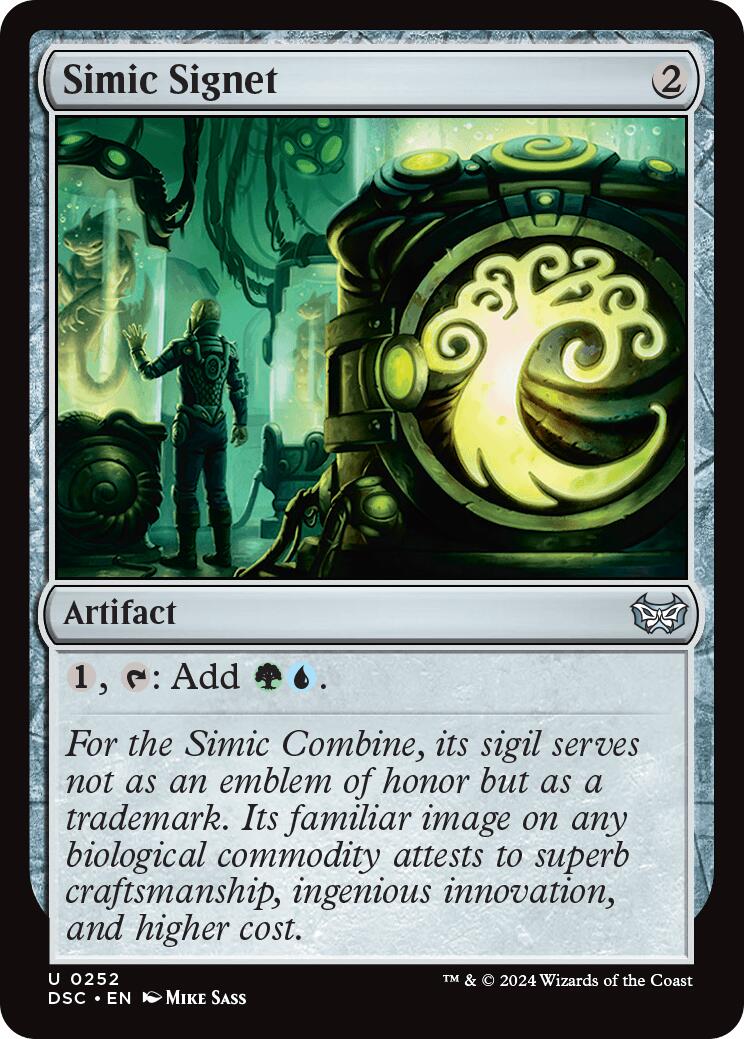 Simic Signet [Duskmourn: House of Horror Commander] | Webway Games