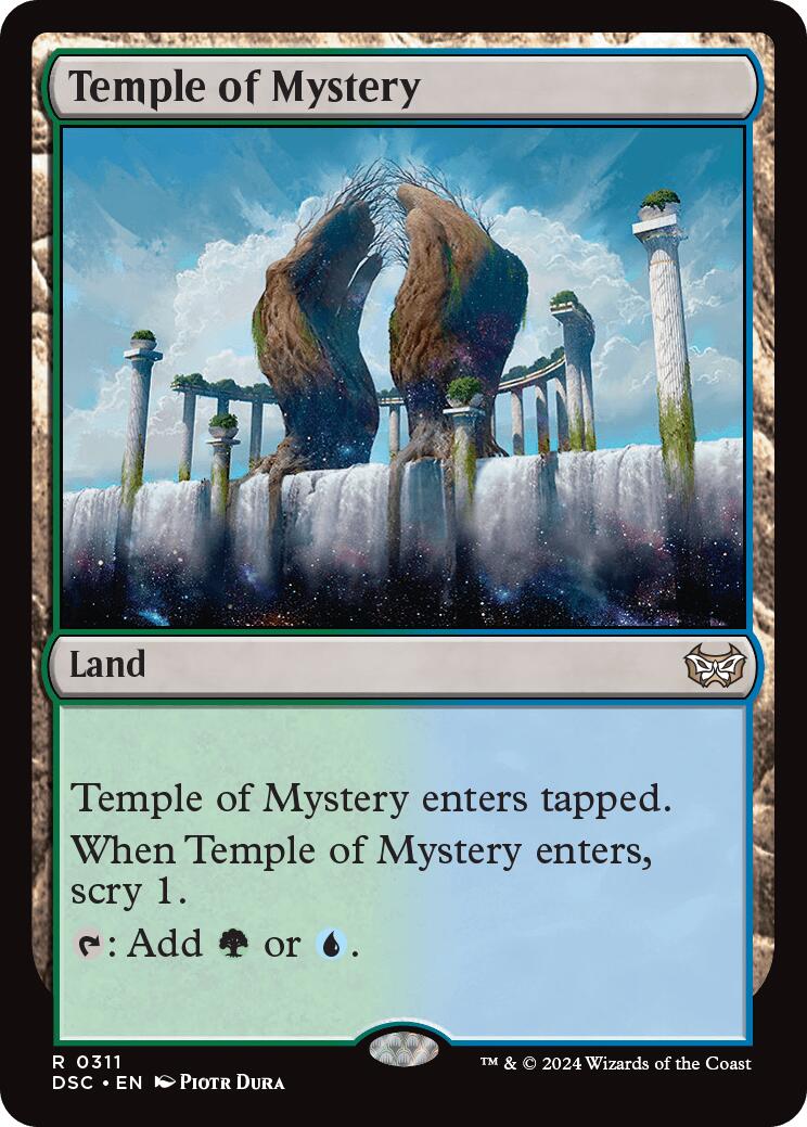 Temple of Mystery [Duskmourn: House of Horror Commander] | Webway Games