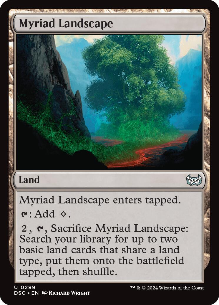 Myriad Landscape [Duskmourn: House of Horror Commander] | Webway Games