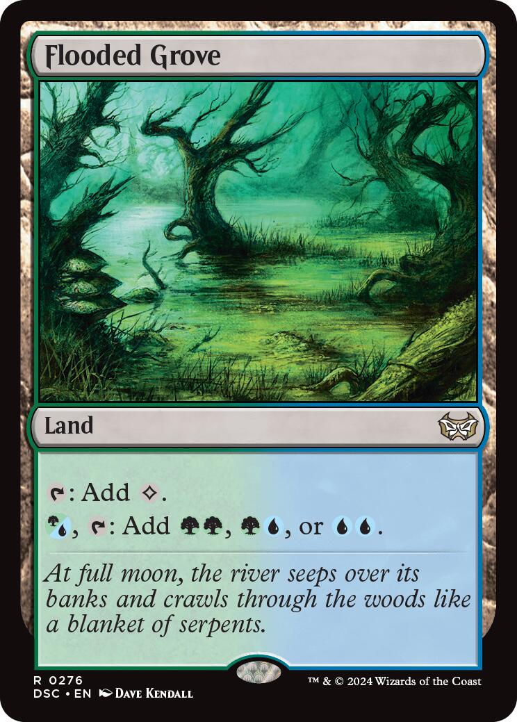 Flooded Grove [Duskmourn: House of Horror Commander] | Webway Games