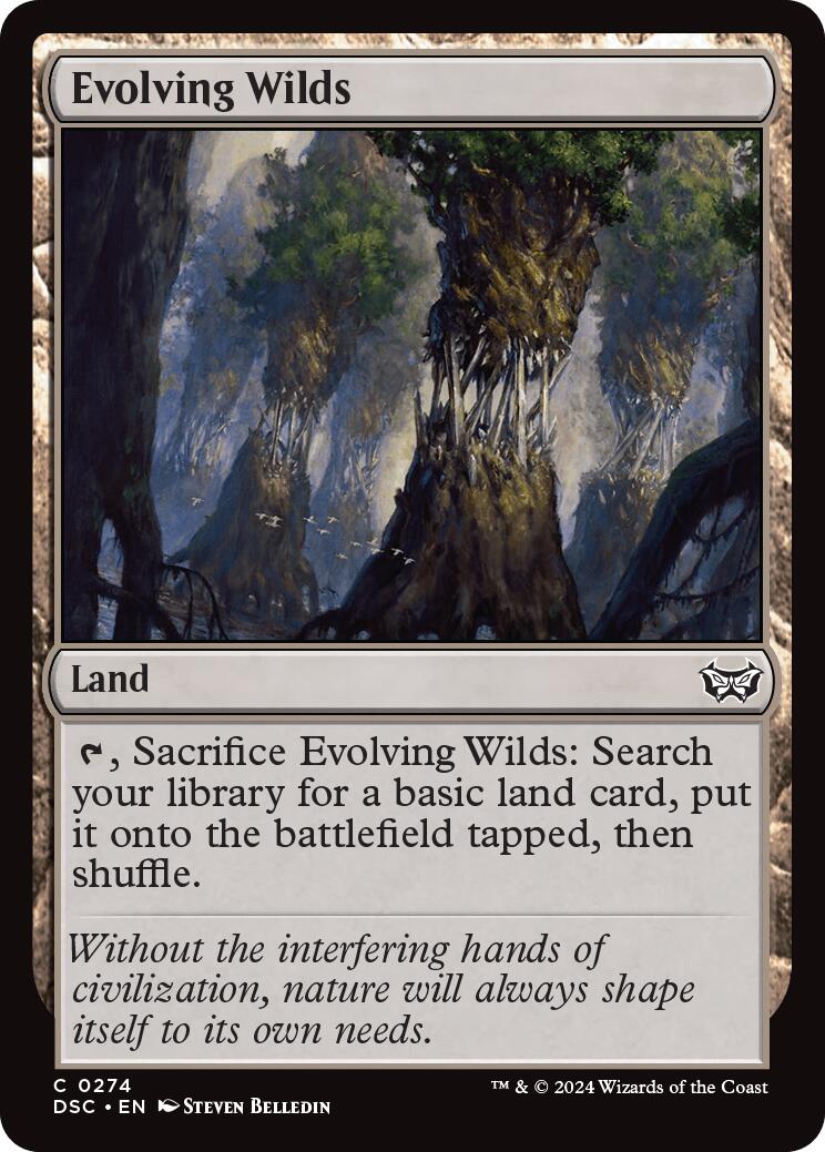 Evolving Wilds [Duskmourn: House of Horror Commander] | Webway Games