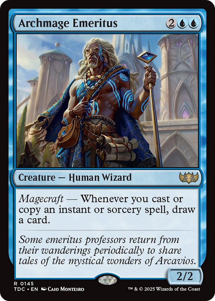 Archmage Emeritus [Tarkir: Dragonstorm Commander] | Webway Games