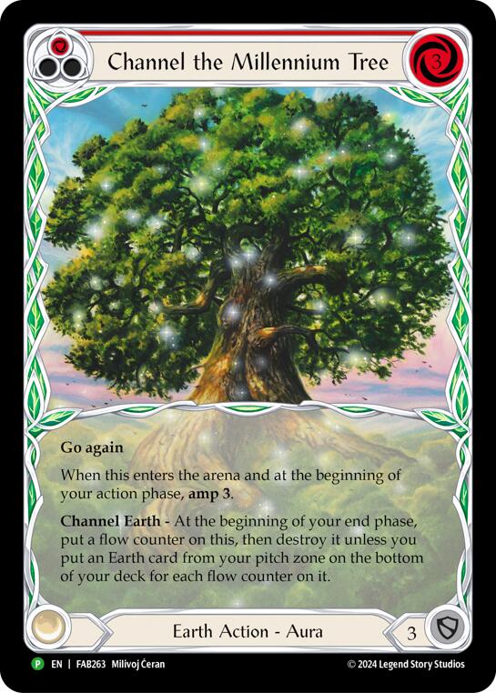Channel the Millennium Tree [FAB263] (Promo)  Cold Foil | Webway Games