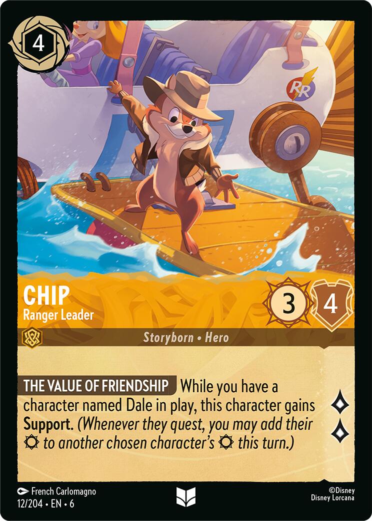 Chip - Ranger Leader (12/204) [Azurite Sea] | Webway Games