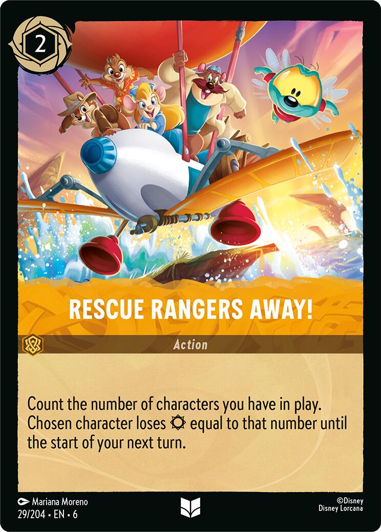 Rescue Rangers Away! (29/204) [Azurite Sea] | Webway Games