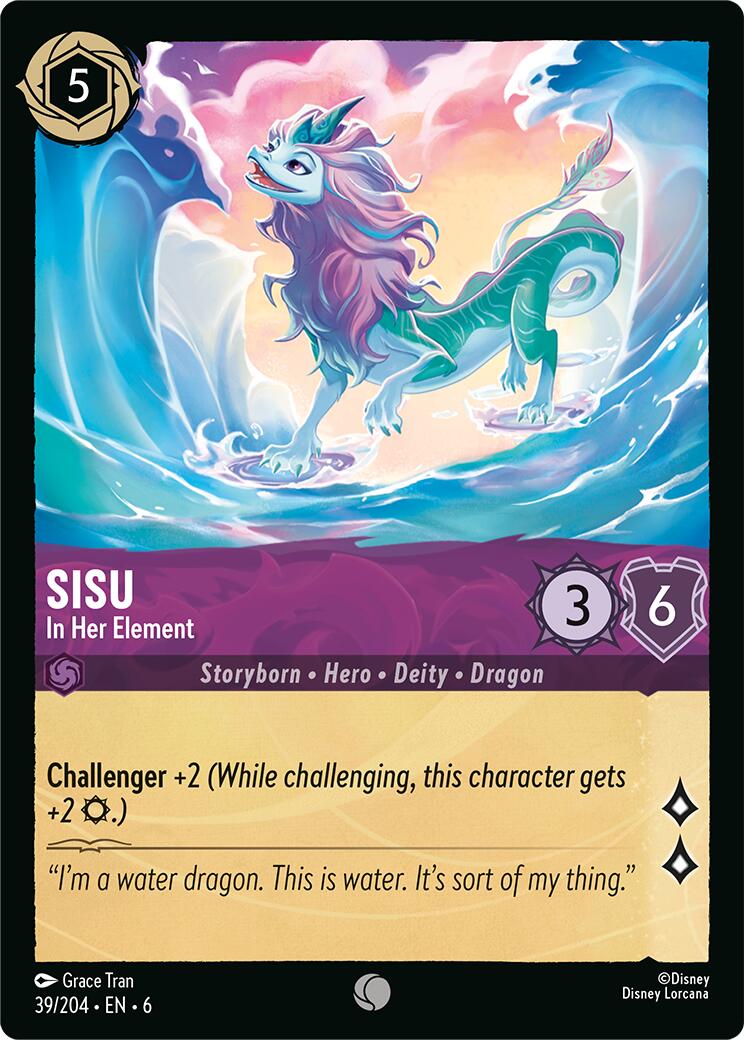 Sisu - In Her Element (39/204) [Azurite Sea] | Webway Games