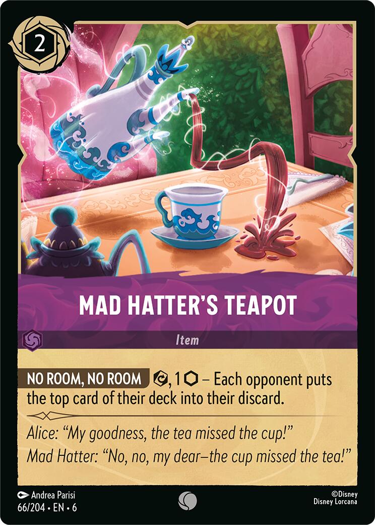 Mad Hatter's Teapot (66/204) [Azurite Sea] | Webway Games