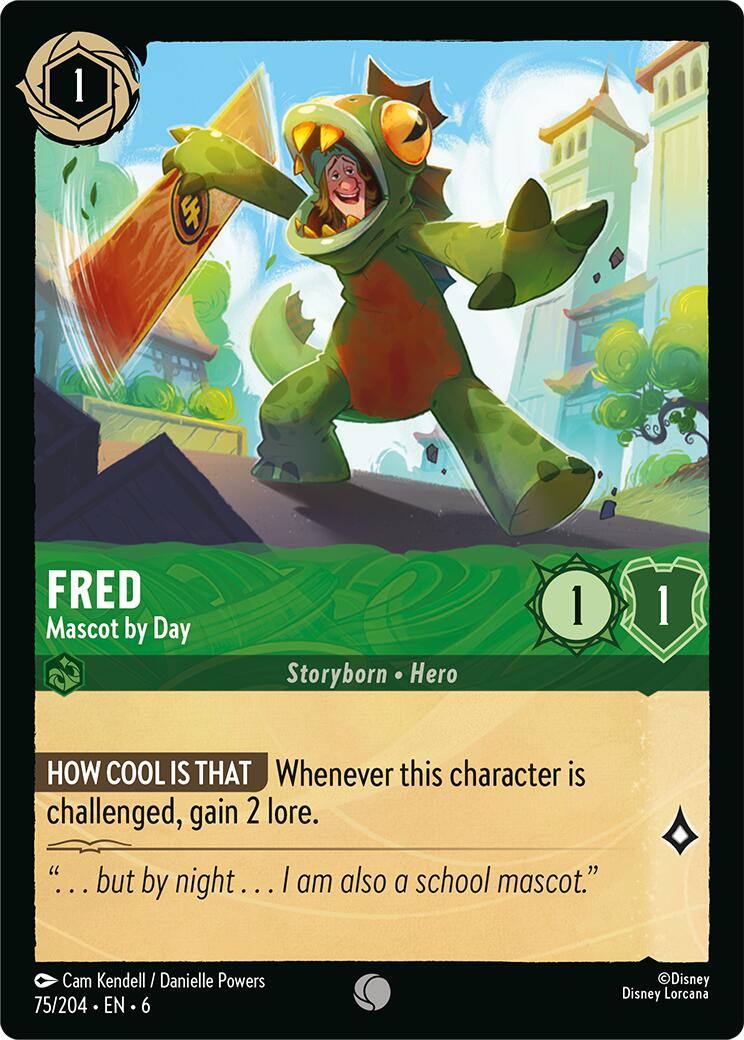 Fred - Mascot by Day (75/204) [Azurite Sea] | Webway Games