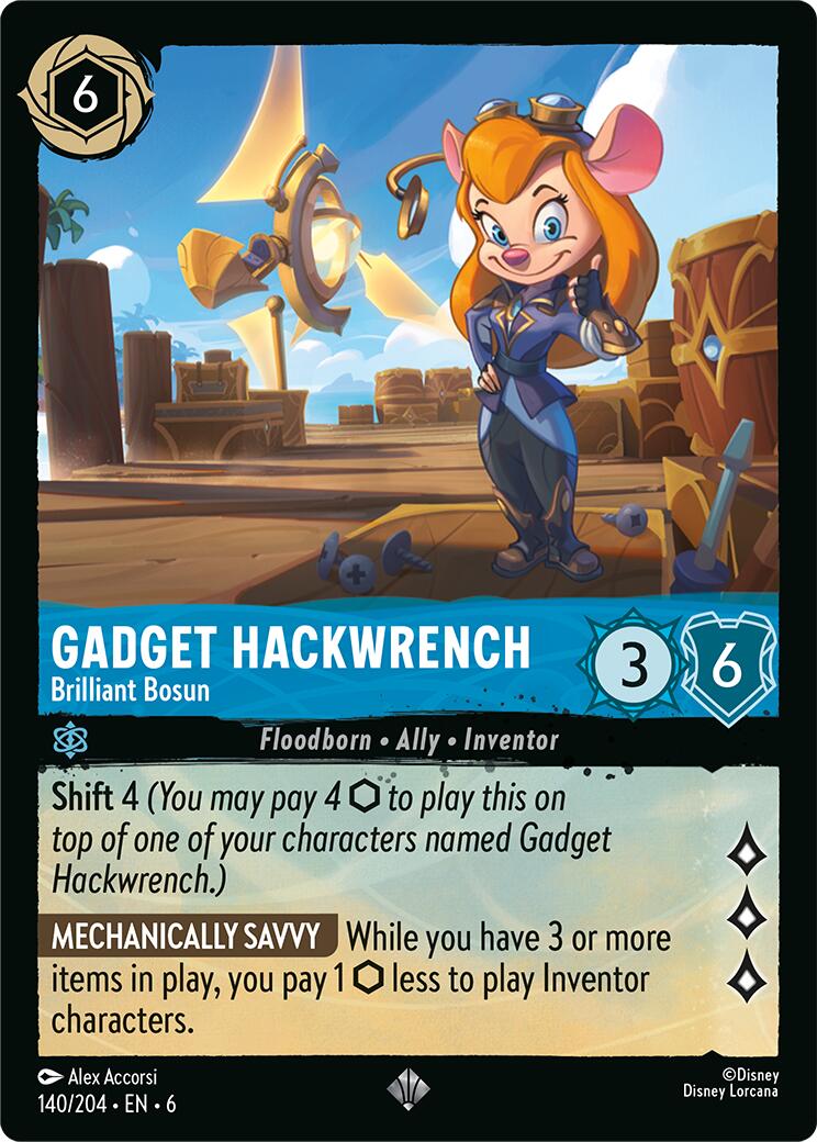 Gadget Hackwrench - Brilliant Bosun (140/204) [Azurite Sea] | Webway Games