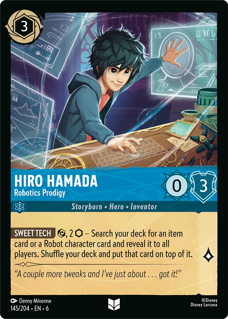 Hiro Hamada - Robotics Prodigy (145/204) [Azurite Sea] | Webway Games