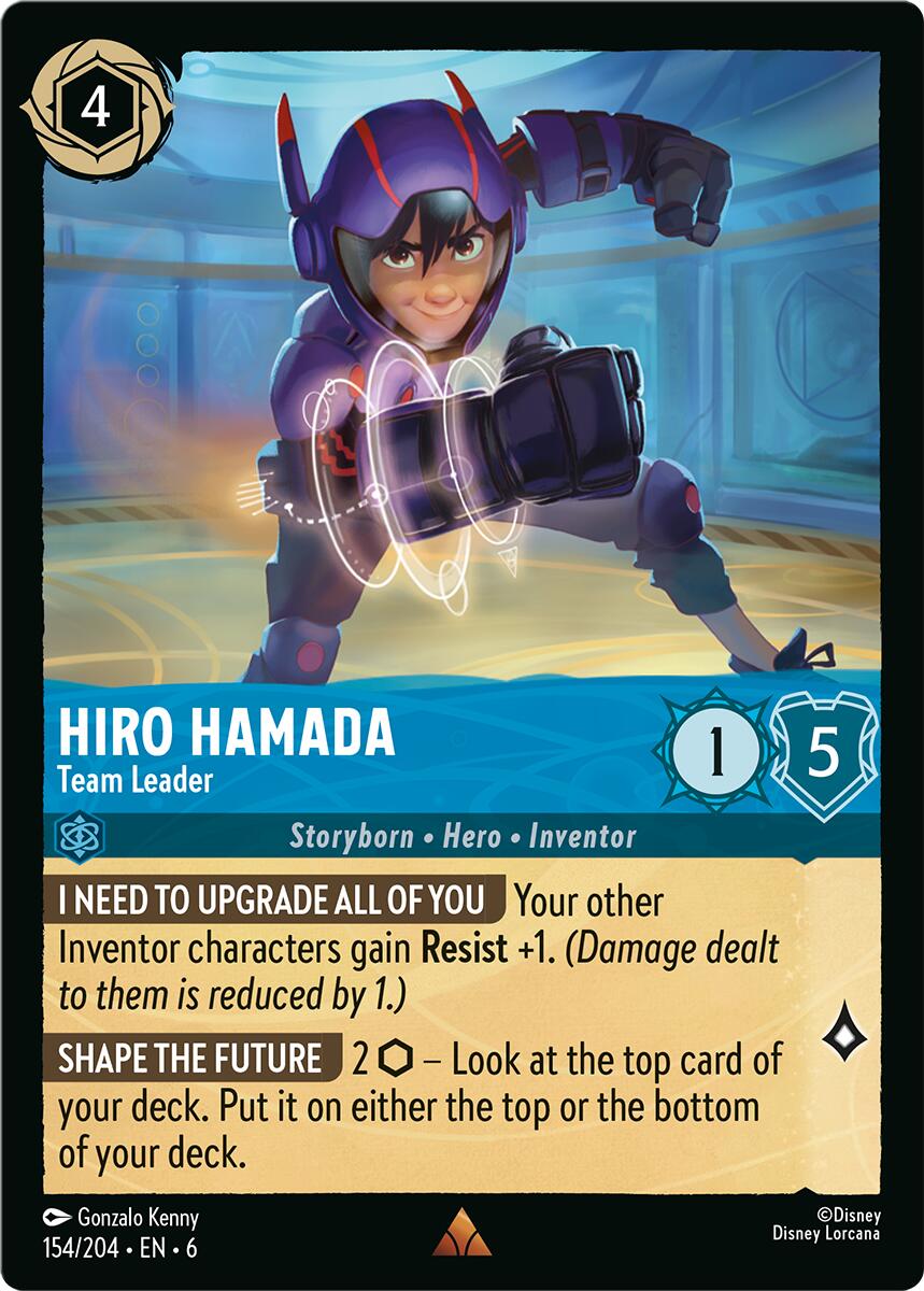 Hiro Hamada - Team Leader (154/204) [Azurite Sea] | Webway Games
