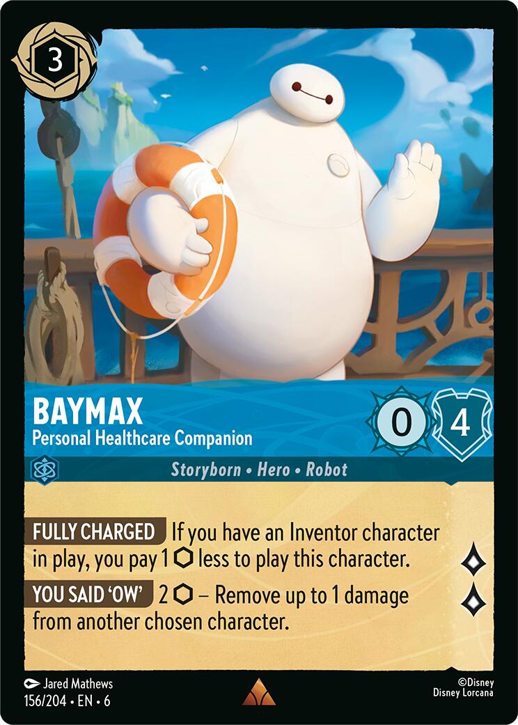 Baymax - Personal Healthcare Companion (156/204) [Azurite Sea] | Webway Games