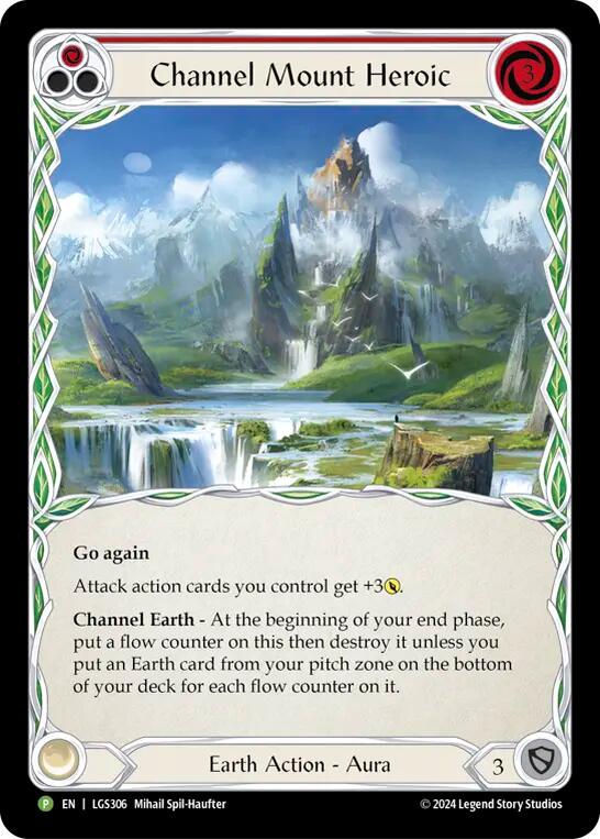 Channel Mount Heroic [LGS306] (Promo)  Cold Foil | Webway Games