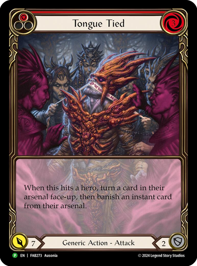 Tongue Tied (Extended Art) [FAB273] (Rosetta)  Rainbow Foil | Webway Games