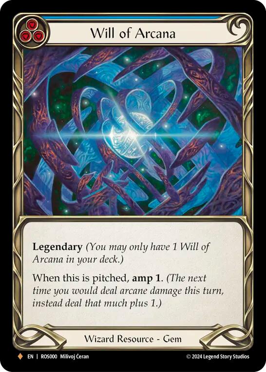 Will of Arcana [ROS000] (Rosetta)  Rainbow Foil | Webway Games