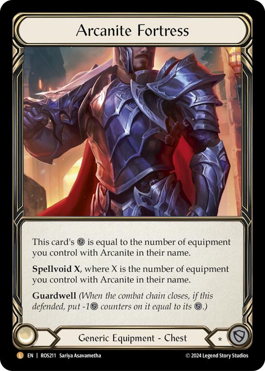 Arcanite Fortress [ROS211] (Rosetta)  Rainbow Foil | Webway Games